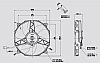 Αξονικός ανεμιστήρας SPAL 24V (Ø296,2mm)